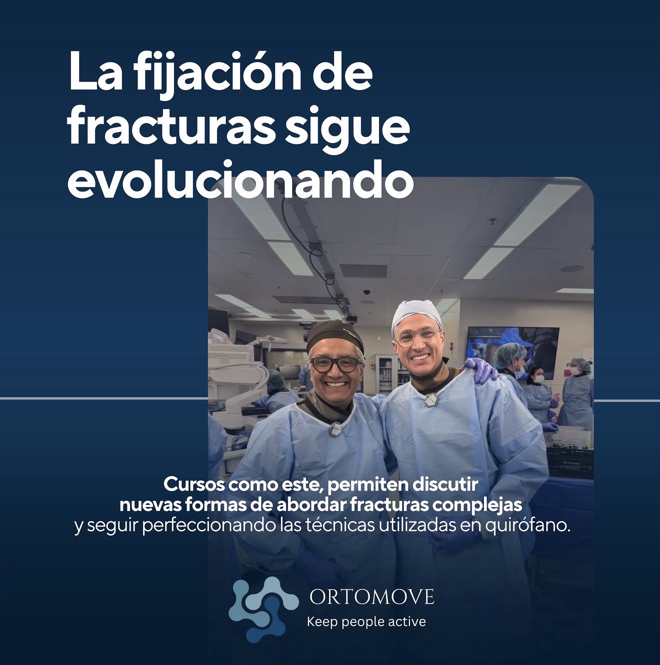 Dr. Luis Ochoa en sesión práctica de quirófano durante el Masters Course