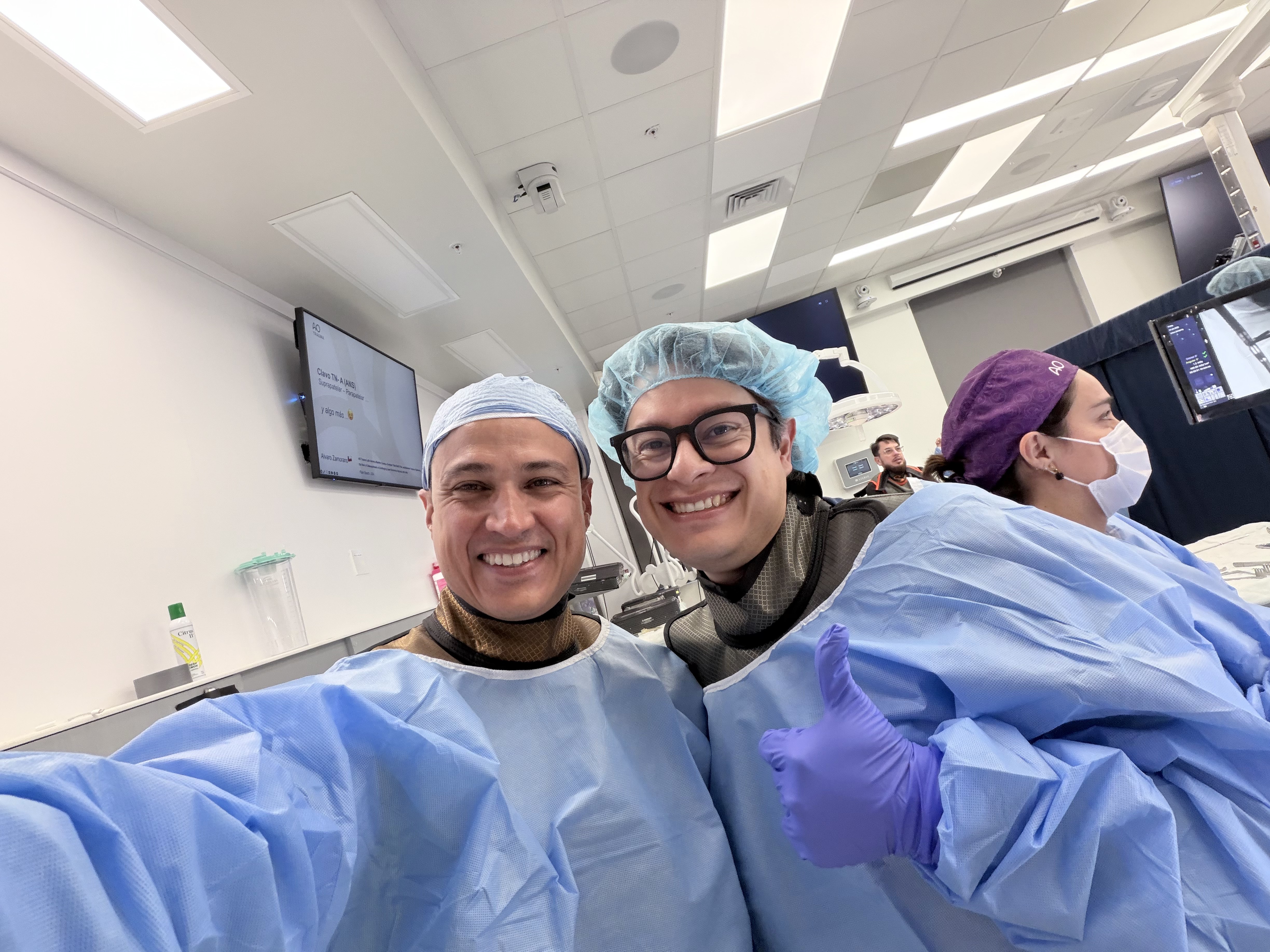 Sesión académica del curso de cirugía de tobillo en Miami