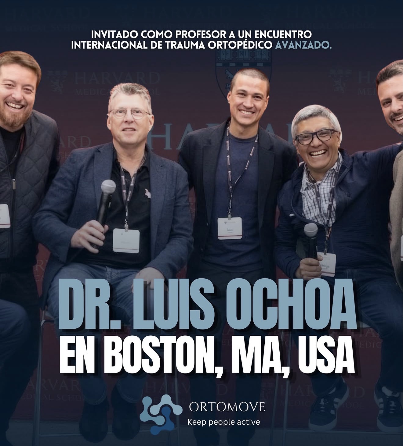 Dr. Luis Ochoa como profesor en encuentro internacional de trauma ortopédico en Boston